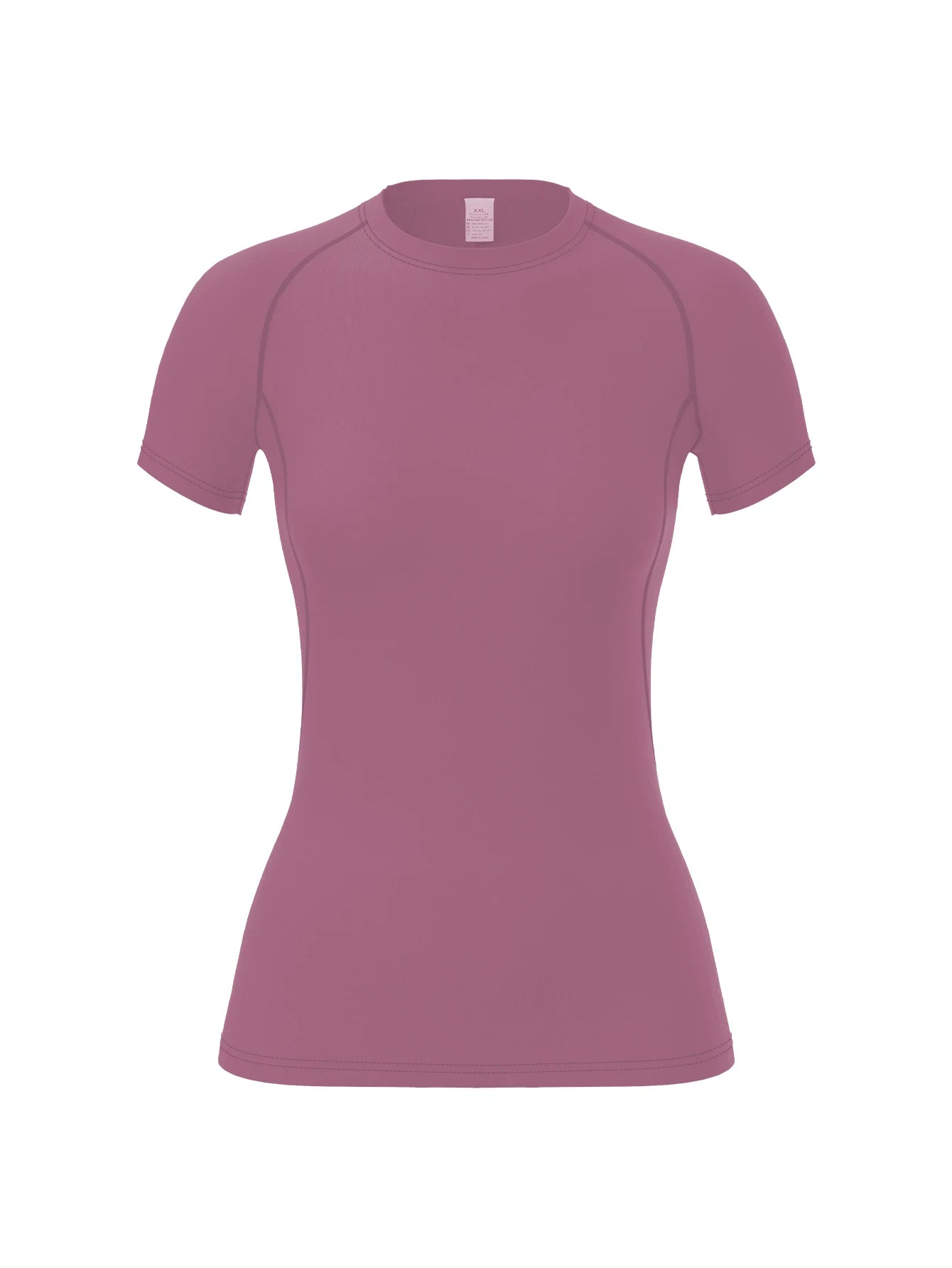 T-shirt de compression pour femme, manches courtes, idéal pour le sport, le yoga et la course à pied, parfait pour l'été et la salle de sport. Ce t-shirt extensible à séchage rapide est idéal pour les séances d'entraînement.