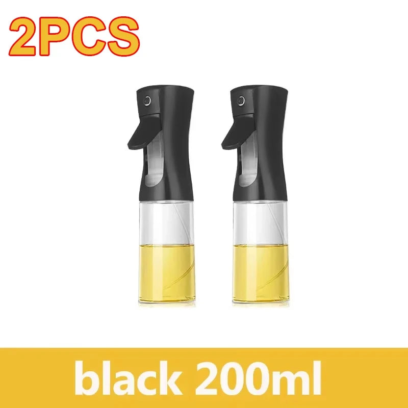 Flacon pulvérisateur d'huile de 200/300/500 ml pour barbecue et cuisson à l'huile d'olive, flacon en plastique, flacon vide pour vinaigre ou pinceau à huile