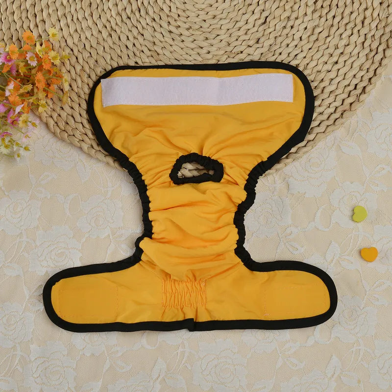 Culottes hygiéniques réutilisables et lavables pour petits chiens, couches pour chiens femelles, culottes physiologiques pour chats mâles, menstruation des animaux de compagnie