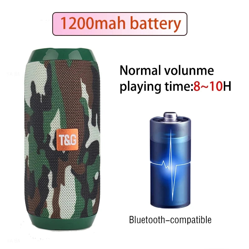 Enceinte Bluetooth portable sans fil Caixa De Som Blutooth Music Sound Box pour radio FM subwoofer audio Bluetooth mains libres Baffe