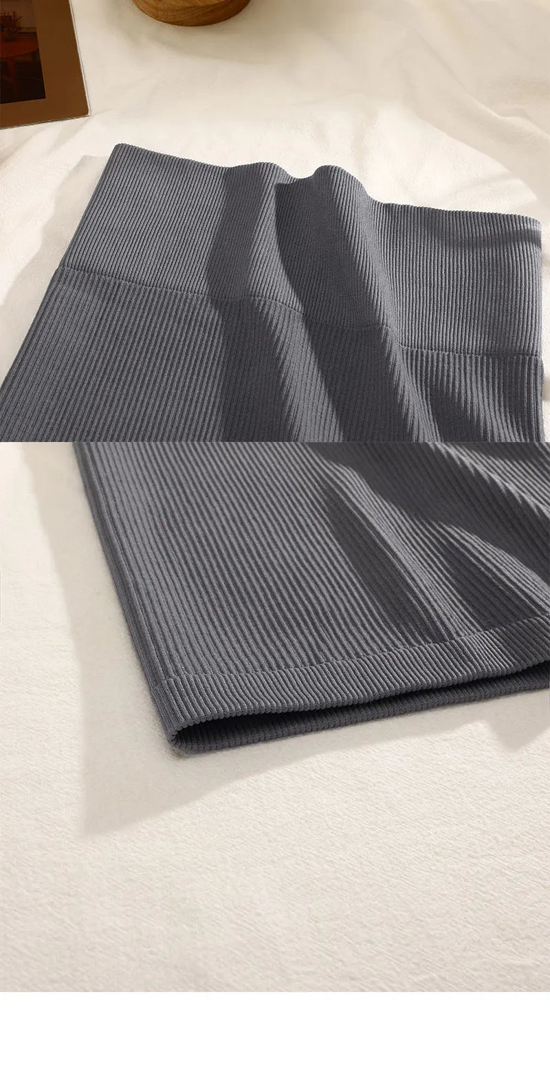 FINETOO Printemps Été Nouvelle Jupe Mini Taille Haute Élastique Noire Affinante en Tricot Court pour Femmes Professionnelles