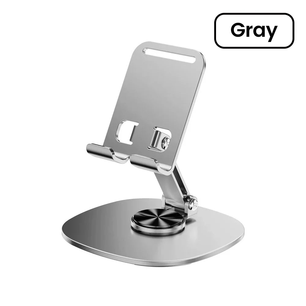 Support de téléphone portable rotatif Olaf pour table, compatible iPad, Samsung et iPhone 15, 14 et 13 pouces.