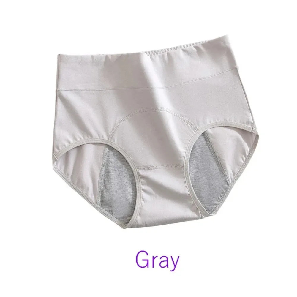 Culottes menstruelles en coton, culottes menstruelles taille haute, sous-vêtements menstruels anti-fuites, culottes menstruelles
