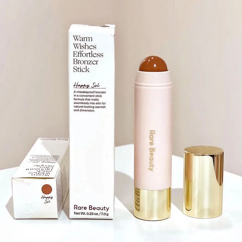 Rare Beauty Poudre Bronzante Liquide Contour Visage 3D Teinte Lissante Effet Miroir Longue Tenue Ombre à Nez Naturelle Waterproof Maquillage Illuminant