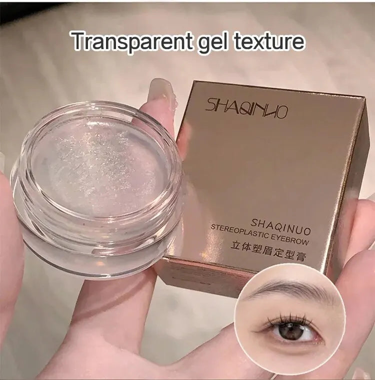 Savon à sourcils tridimensionnel, gel pour sourcils, texture gel pour un style naturel