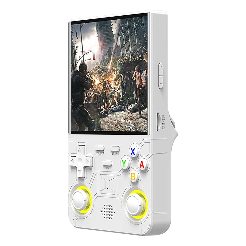 Nouvelle console de jeux portable ultra rétro R36, écran 4 pouces, système Linux open-source, 128 Go, lecteur vidéo portable.