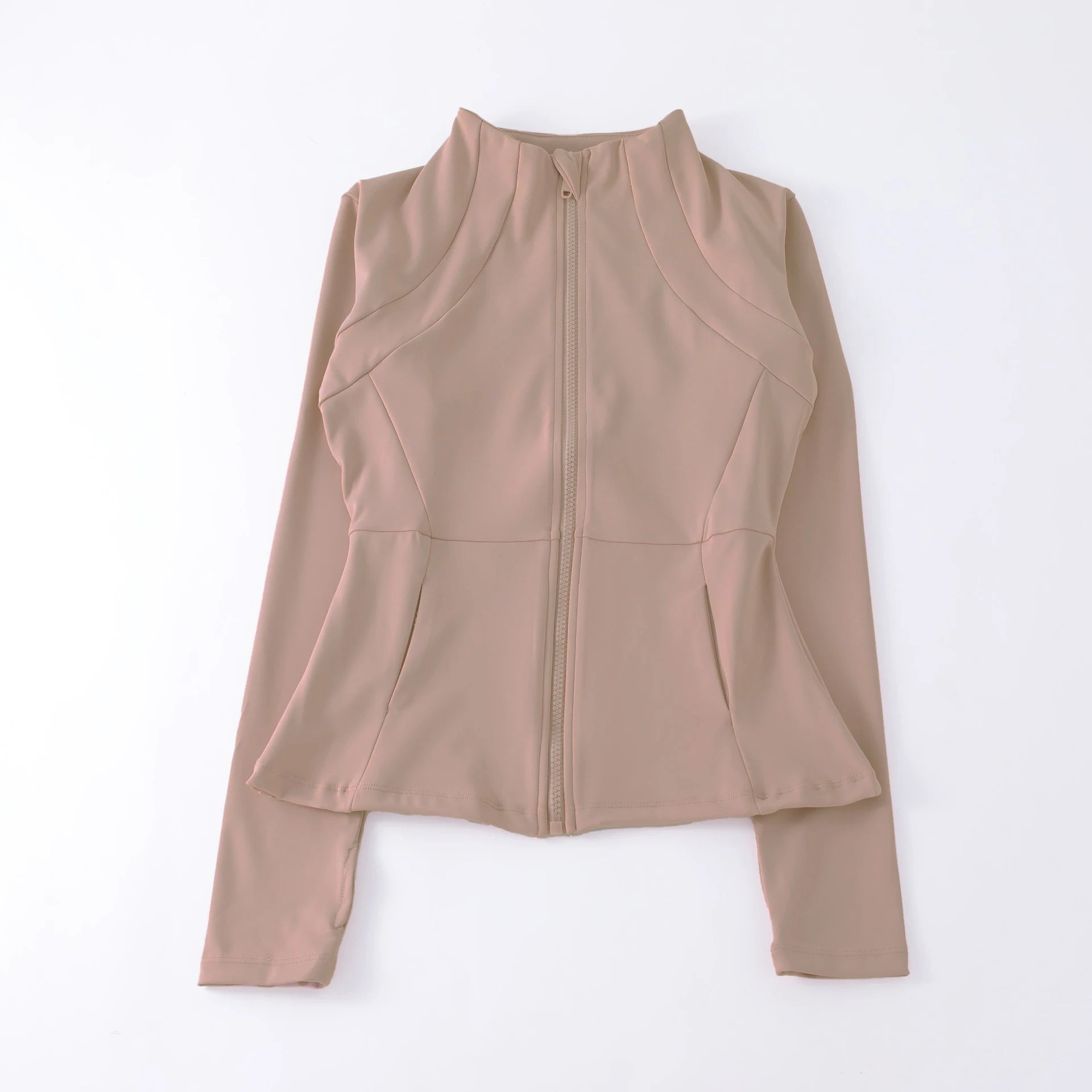 Vêtements de yoga coupe-vent, vêtements de sport pour femme, sweat-shirt à manches longues, veste de sport, haut d'entraînement pour femme, vêtements de sport