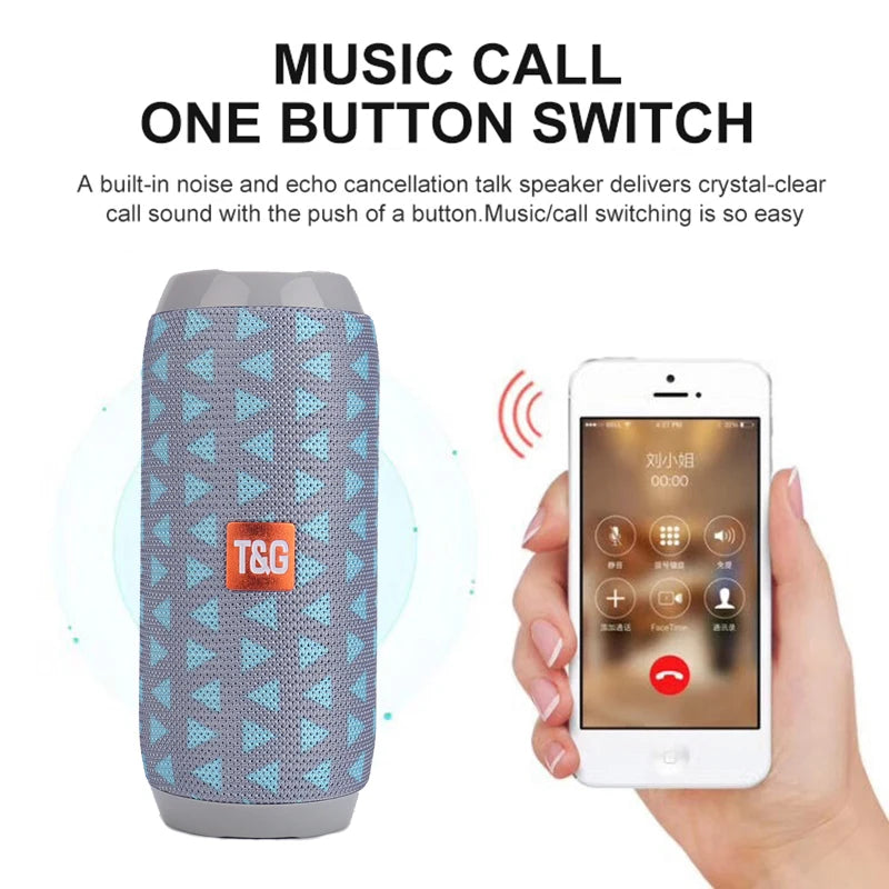 Enceinte Bluetooth portable sans fil Caixa De Som Blutooth Music Sound Box pour radio FM subwoofer audio Bluetooth mains libres Baffe