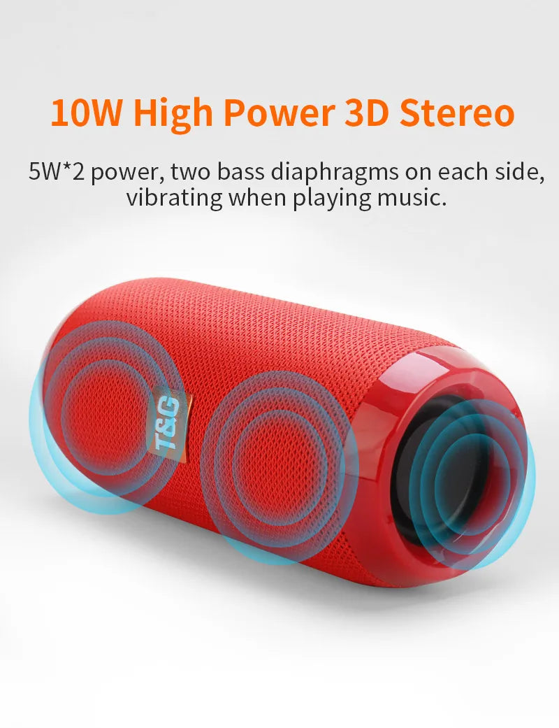 Enceinte Bluetooth portable sans fil Caixa De Som Blutooth Music Sound Box pour radio FM subwoofer audio Bluetooth mains libres Baffe