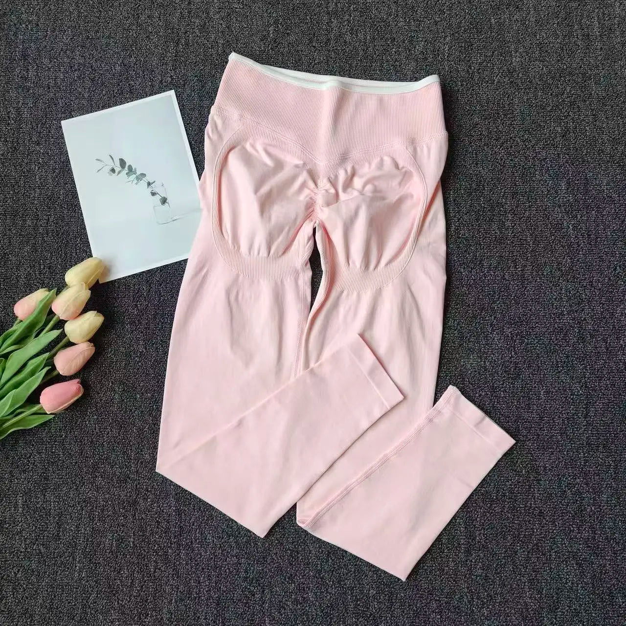 Pantalon de yoga effet fessier galbé, pantalon de fitness taille haute pour femme, legging moulant ultra-élastique à séchage rapide pour l'entraînement