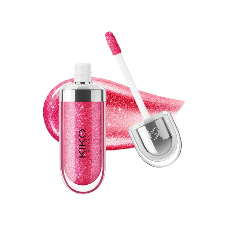 Kiko 3D Hydra LipGloss Blush waterproof longue tenue Maquillage scintillant Gloss à lèvres Brun Rose Mauve nacré