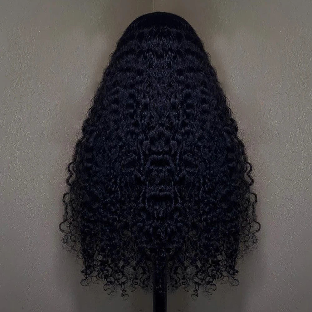 Perruque pré-coupée sans colle, 250 %, 30 à 40 pouces, prête à porter, ondulations profondes et souples, 13x6 ou 13x4, avec lace frontale HD, pré-épilée et bouclée pour femme.