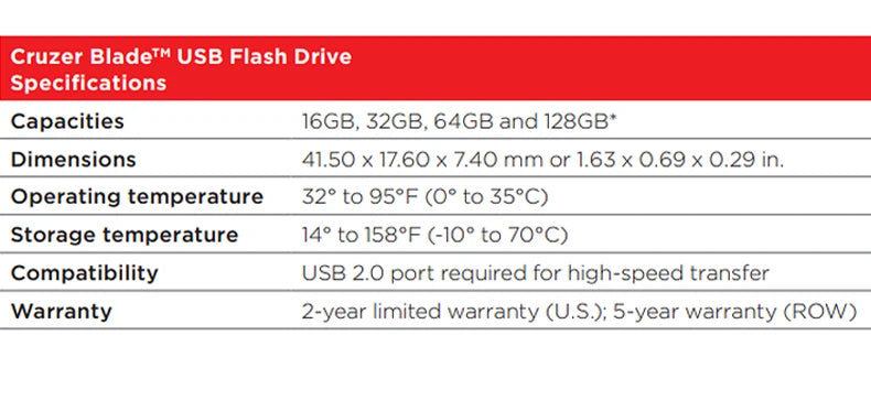 Clé USB SanDisk Cruzer Blade originale 16 Go, 32 Go, 64 Go, 128 Go, disque de stockage USB portable pour ordinateur