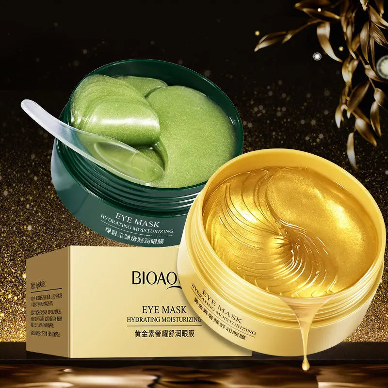 60 masques pour les yeux BIOAQUA au collagène, hydratants et raffermissants, anti-cernes, patchs de beauté pour les yeux.