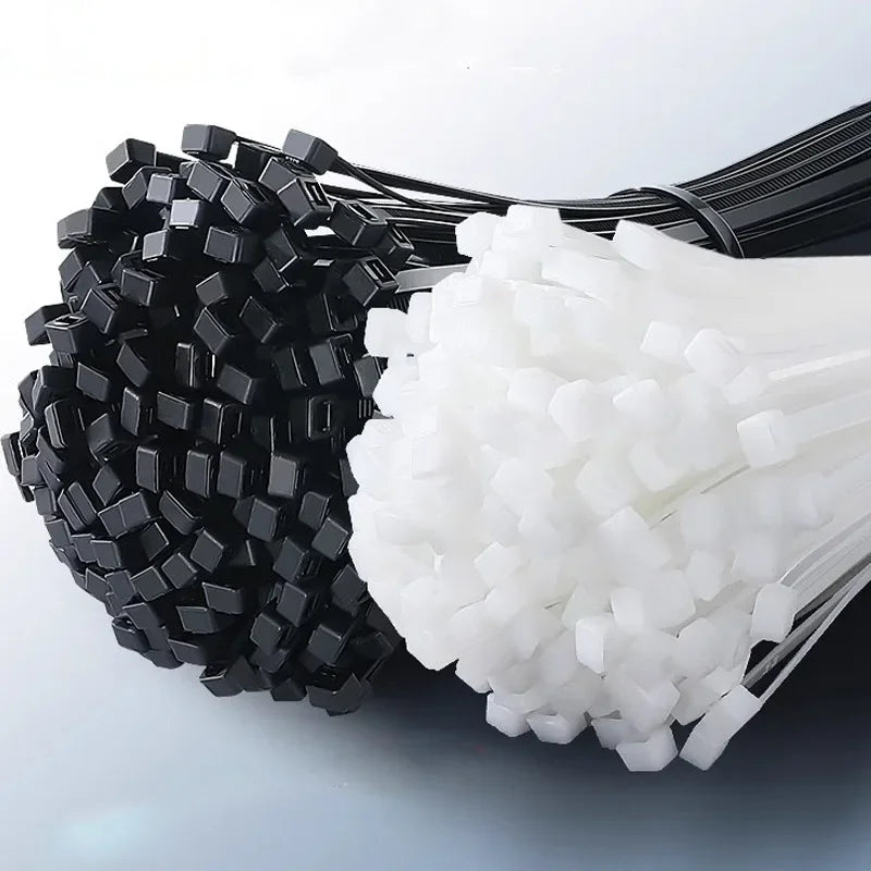 Nylon Cable Ties Self-Locking Zip Ties 100-1000pcs