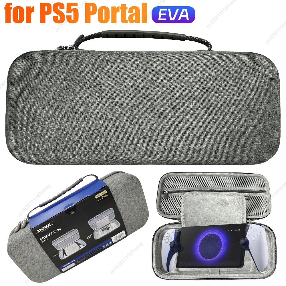Sacoche EVA pour étui de transport et de protection pour PlayStation 5 Portal. Accessoire pour PlayStation 5.