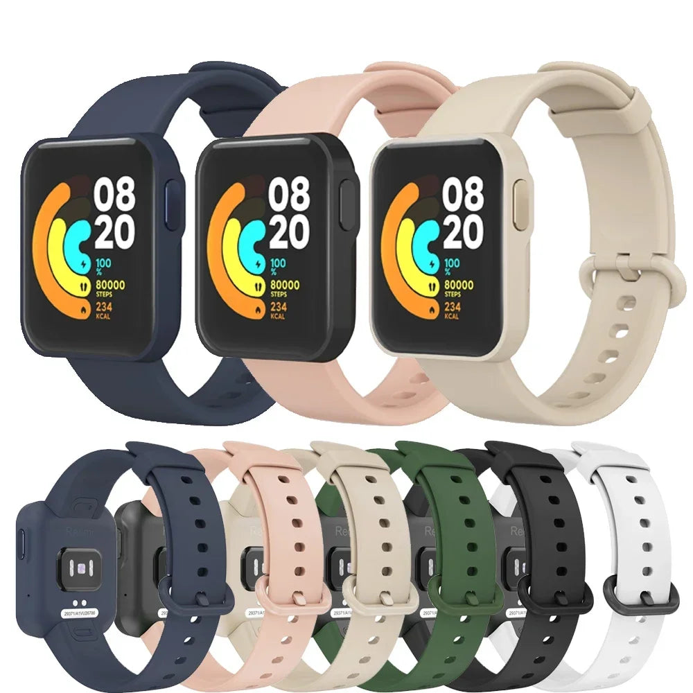Bracelet en silicone pour montre connectée Xiaomi Watch Lite/Redmi Watch Lite / Bracelet pour montre connectée Xiaomi Mi Watch 2 Lite/Redmi Watch 2 Lite