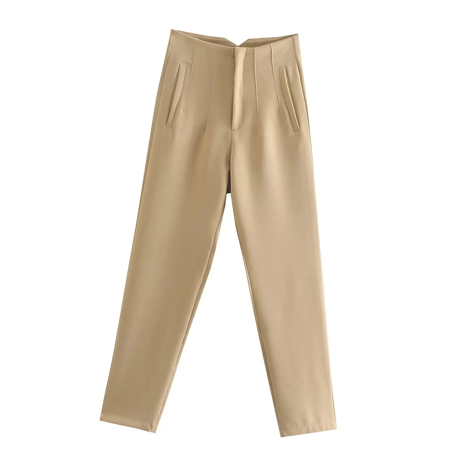 Tenues de bureau Koekop Pantalons crayon Noir Rose Blanc Pantalons Femme Mode Vêtements de bureau Pantalons taille haute pour femmes Pantalons habillés