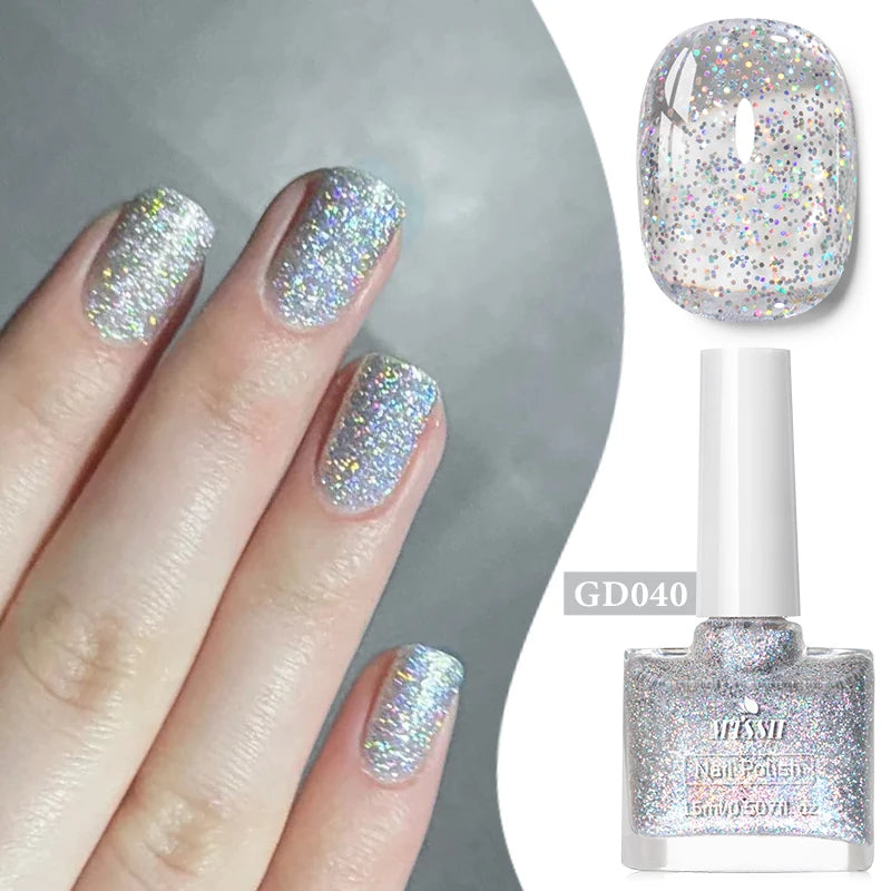 15ml Water-Based Nail Polish 40 Colors Long Lasting Quick Drying No Need of Lamp to Cure Nail Supplies Vernis for Nails Manicure