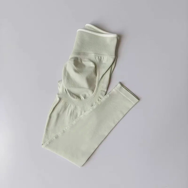 Pantalon de yoga effet fessier galbé, pantalon de fitness taille haute pour femme, legging moulant ultra-élastique à séchage rapide pour l'entraînement