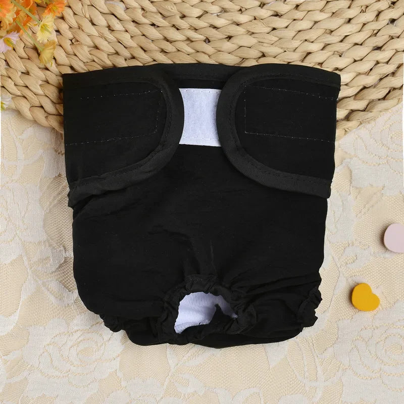 Culottes hygiéniques réutilisables et lavables pour petits chiens, couches pour chiens femelles, culottes physiologiques pour chats mâles, menstruation des animaux de compagnie