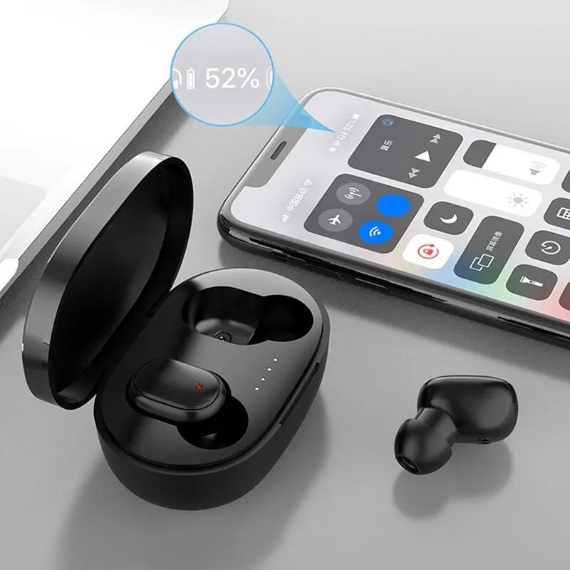 Écouteurs intra-auriculaires Bluetooth sans fil TWS A6S avec réduction de bruit et micro pour Huawei, Xiaomi et Redmi