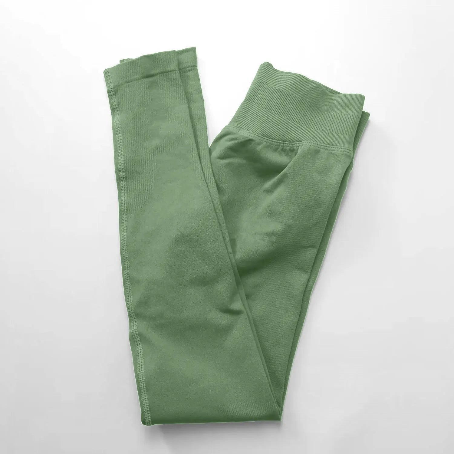 Leggings NCLAGEN Impact pour femmes, sans coutures, pantalon de sport et de yoga, bande côtelée basse, vêtements de gym et de fitness, collants froncés pour les fesses