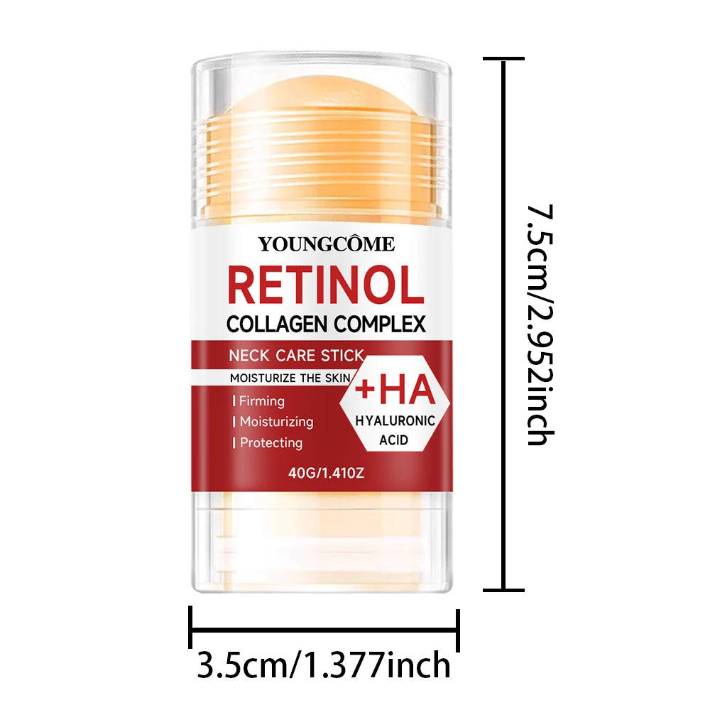Pain de soin visage et cou au rétinol avec lotion raffermissante et élastifiante. Améliore l'élasticité de la peau. Hydrate et illumine le teint.