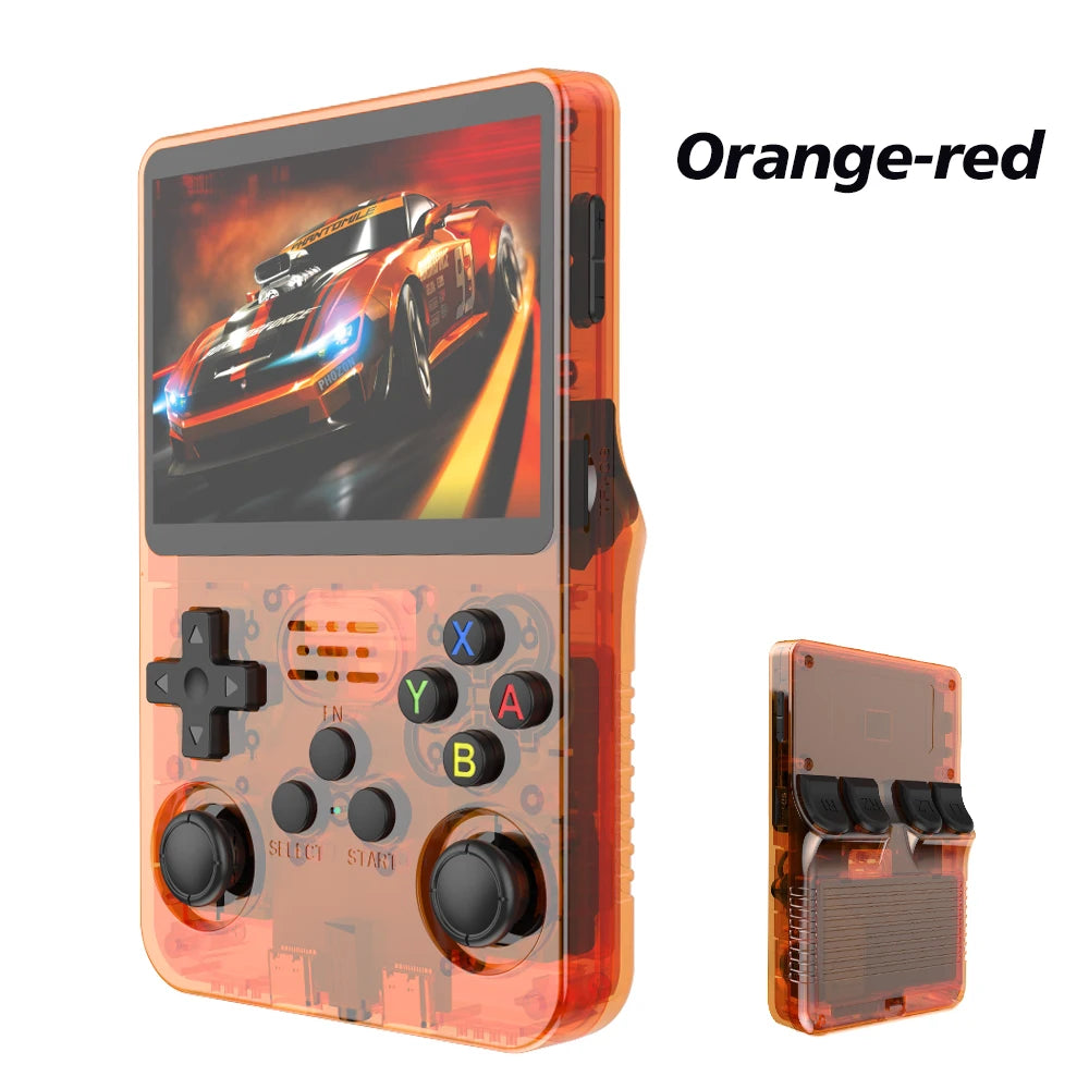 Console de jeux vidéo portable rétro R36S 128 Go, système Linux, écran IPS 3,5 pouces, lecteur vidéo de poche portable R35s Pro, jeux 64 Go