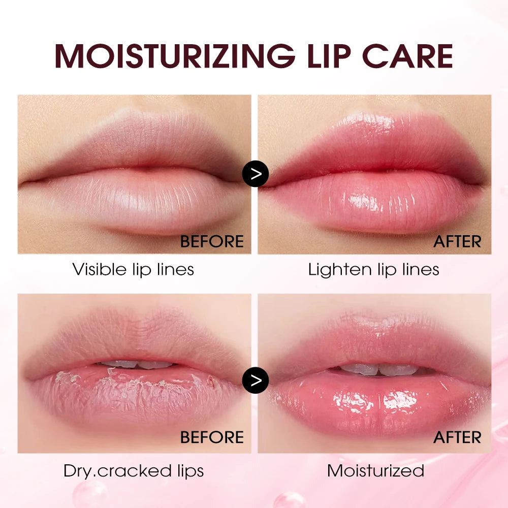 Gloss à lèvres à l'aloe vera qui change de couleur | Formule thermosensible, hydratante et nourrissante | Teinte à lèvres nourrissante pour des lèvres douces