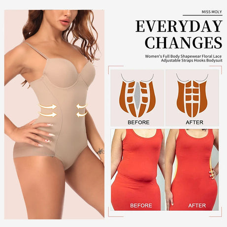 Body gainant pour femme, culotte push-up ventre-fesses, gaine amincissante, sous-vêtements sculptants pour le corps