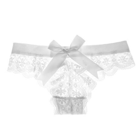 Découvrez la lingerie féminine incroyable : string en dentelle, culotte sexy en forme de T, culotte transparente style japonais.