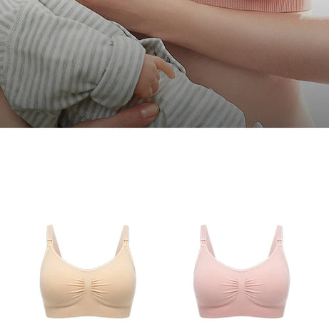 Soutien-gorge d'allaitement grande taille de haute qualité, respirant, sans coutures, push-up, idéal pour les femmes allaitantes.