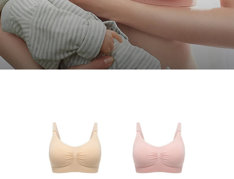 Soutien-gorge d'allaitement grande taille de haute qualité, respirant, sans coutures, push-up, idéal pour les femmes allaitantes.