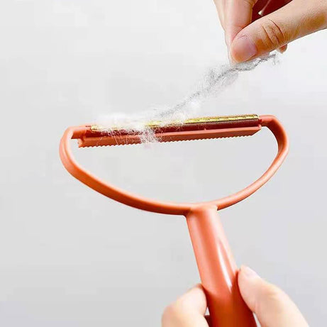 Brosse anti-peluches double face portable pour poils d'animaux, rasoir manuel pour vêtements et tissus, brosse pour tapis et vêtements