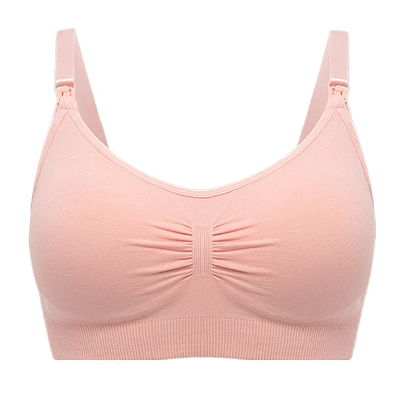 Soutien-gorge d'allaitement grande taille de haute qualité, respirant, sans coutures, push-up, idéal pour les femmes allaitantes.