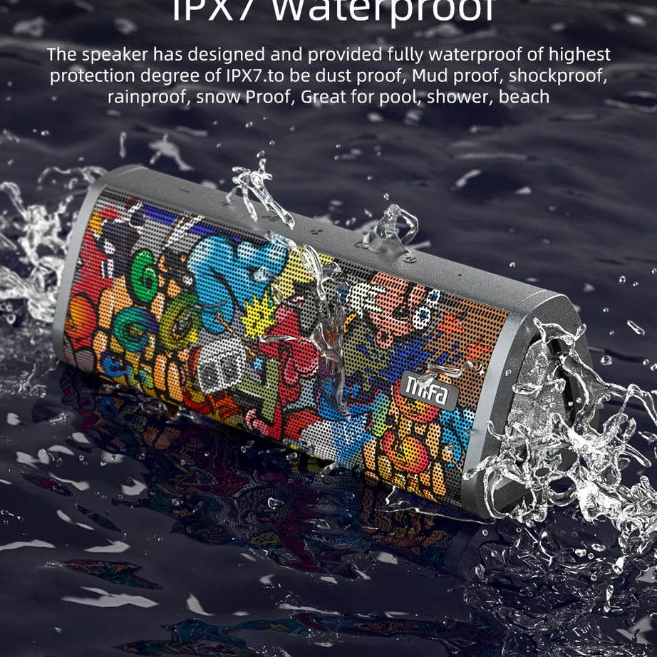 mifa A10+ Portable bluetooth speaker 360° Stereo Sound 20W  IPX7 waterproof wireless bluetooth 5.0 speaker 24-Hour Play time