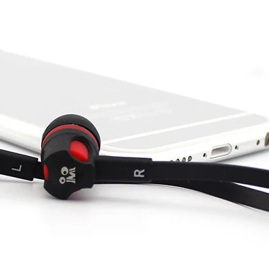 Écouteurs filaires Extra Bass avec microphone et prise jack 3,5 mm, style Noodles, pour Samsung
