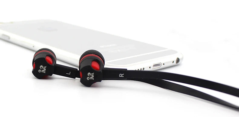 Écouteurs filaires Extra Bass avec microphone et prise jack 3,5 mm, style Noodles, pour Samsung