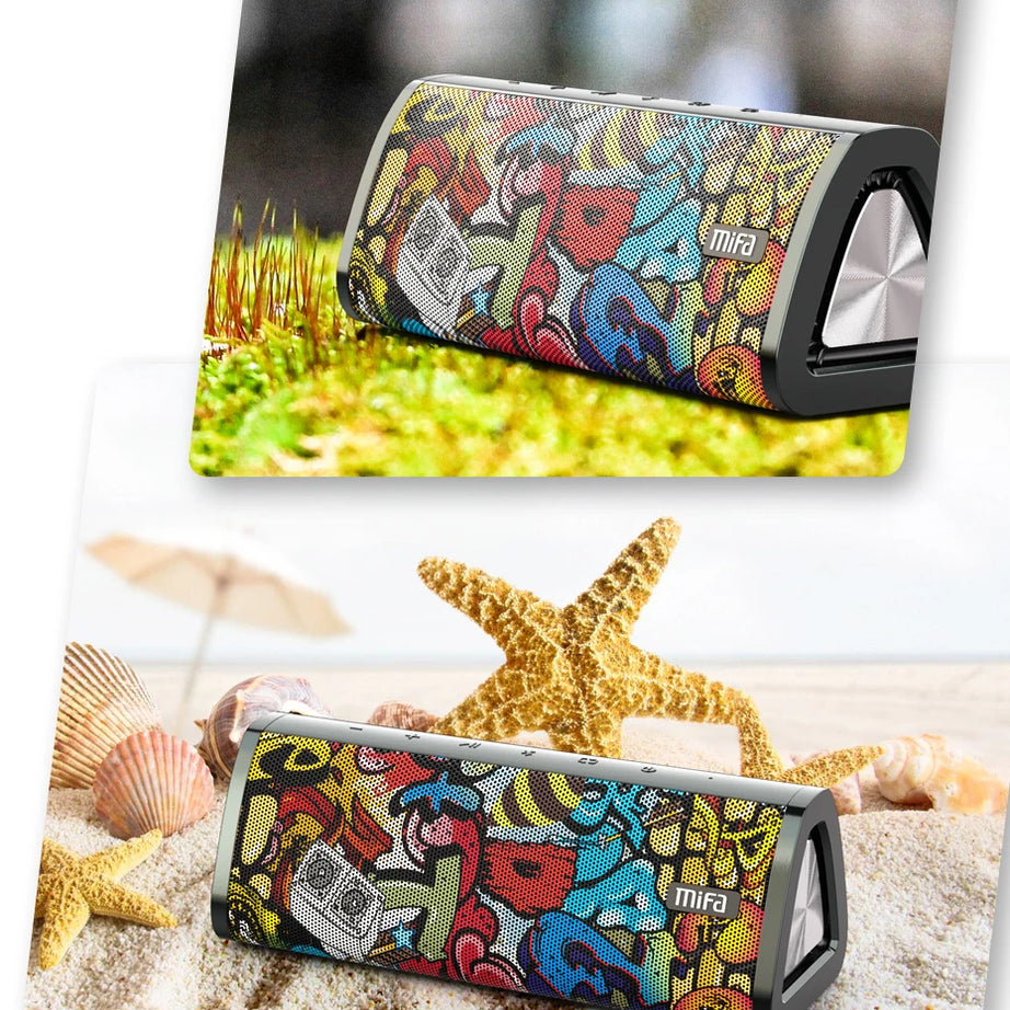 mifa A10+ Portable bluetooth speaker 360° Stereo Sound 20W  IPX7 waterproof wireless bluetooth 5.0 speaker 24-Hour Play time