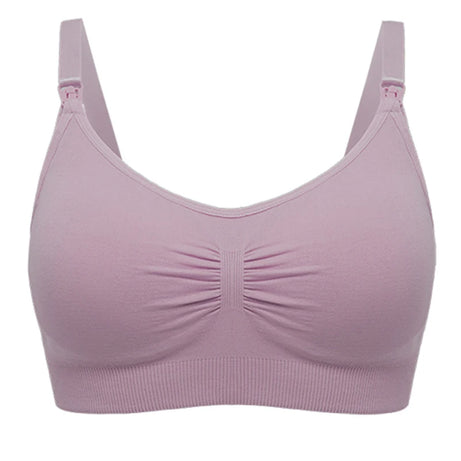 Soutien-gorge d'allaitement grande taille de haute qualité, respirant, sans coutures, push-up, idéal pour les femmes allaitantes.