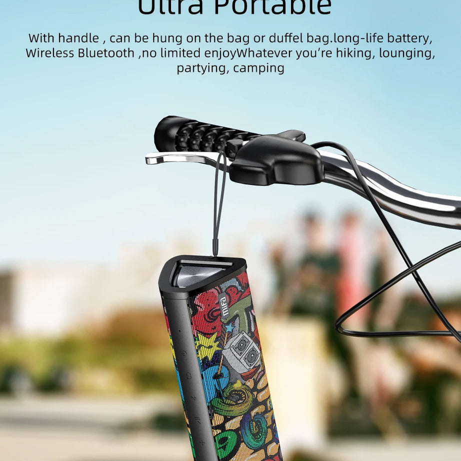 mifa A10+ Portable bluetooth speaker 360° Stereo Sound 20W  IPX7 waterproof wireless bluetooth 5.0 speaker 24-Hour Play time
