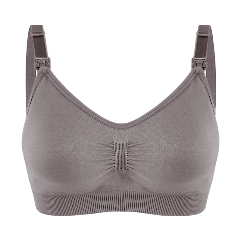 Soutien-gorge d'allaitement grande taille de haute qualité, respirant, sans coutures, push-up, idéal pour les femmes allaitantes.