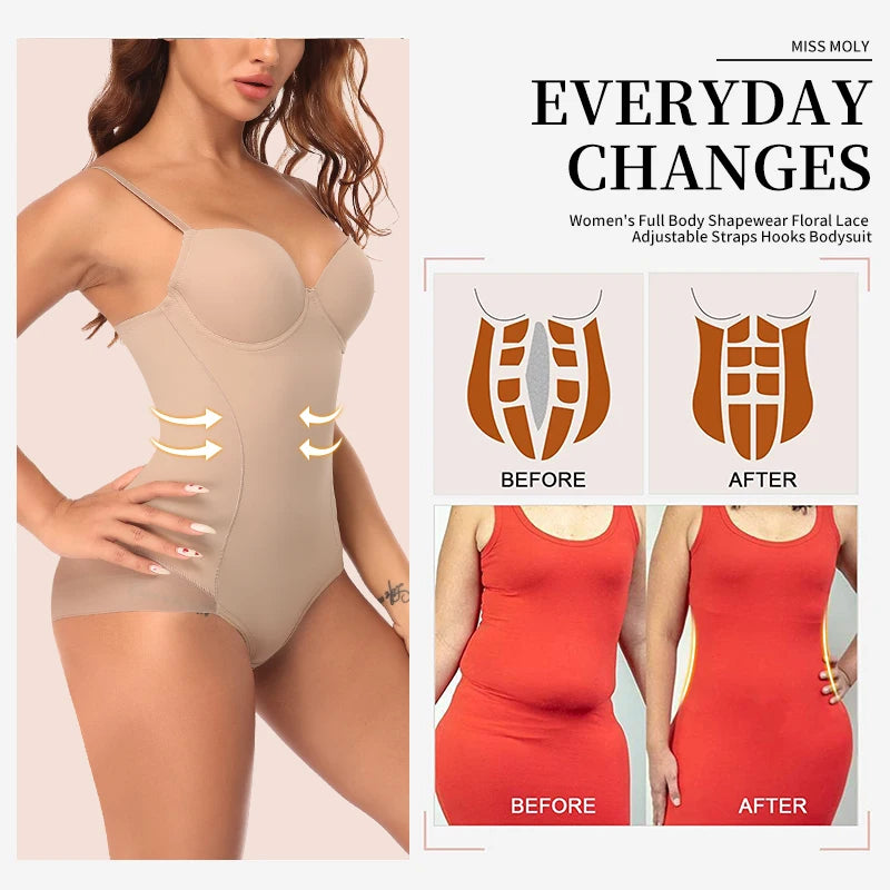 Body gainant pour femme, culotte push-up ventre-fesses, gaine amincissante, sous-vêtements sculptants pour le corps