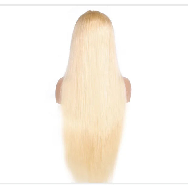 13x4 13x6 360 HD Transparent 613 Honey Blonde Color Lace Front Human Hair Wigs for Women Raw Brazilian Straight Lace Frontal Wig