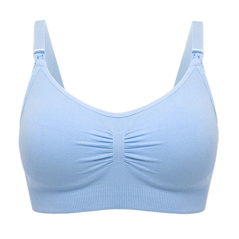 Soutien-gorge d'allaitement grande taille de haute qualité, respirant, sans coutures, push-up, idéal pour les femmes allaitantes.