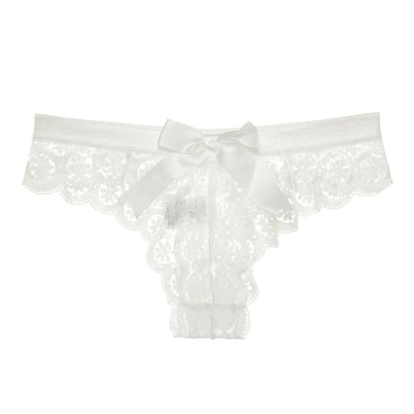 Découvrez la lingerie féminine incroyable : string en dentelle, culotte sexy en forme de T, culotte transparente style japonais.