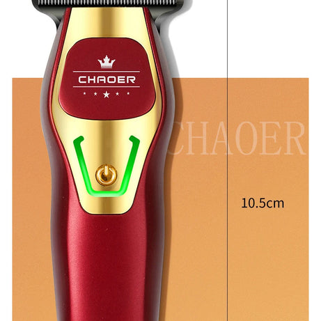 Tondeuse à cheveux professionnelle puissante pour hommes, lame en T de 0 mm, tondeuse électrique rechargeable, machine de coiffure et de rasage pour barbe