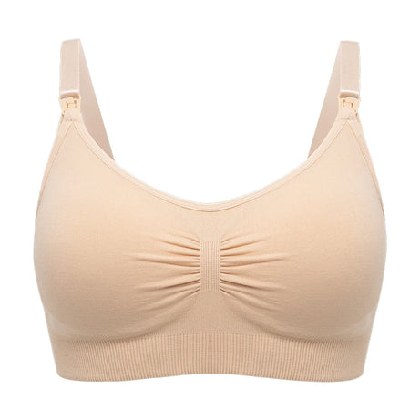 Soutien-gorge d'allaitement grande taille de haute qualité, respirant, sans coutures, push-up, idéal pour les femmes allaitantes.