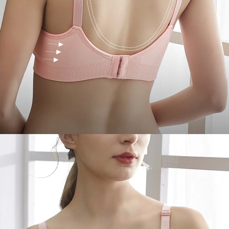 Soutien-gorge d'allaitement grande taille de haute qualité, respirant, sans coutures, push-up, idéal pour les femmes allaitantes.
